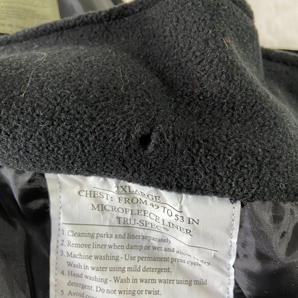 TRU-SPEC H2O GEN 2 Parka ECWCS/ TRU-SPEC Polar Fleece Jacket Liner Winter Warm - Picture 11 of 12